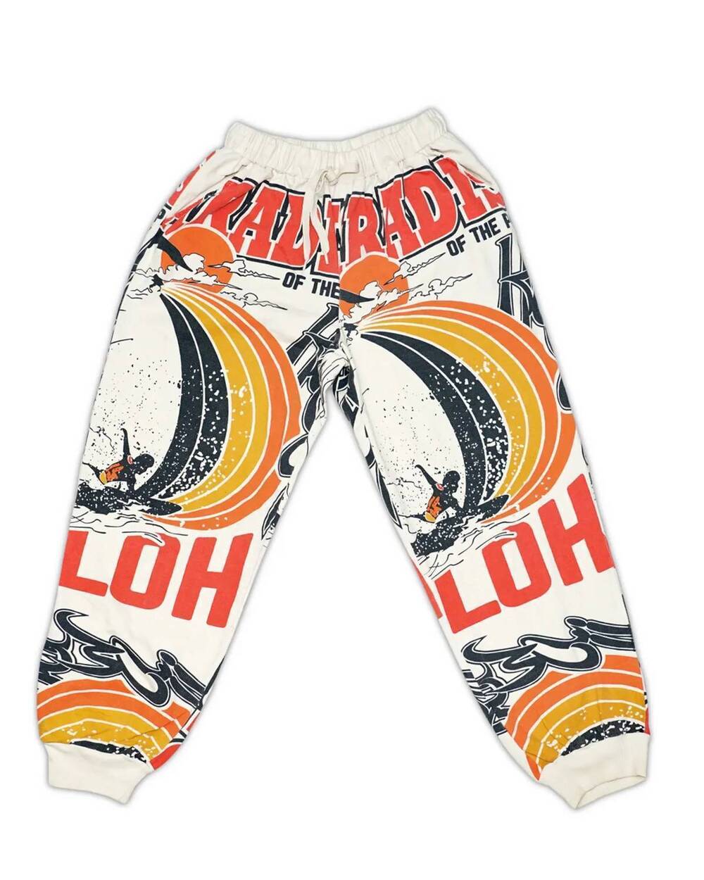 NEW PING PONG SURF CLUB women's aloha paradise joggers in natural